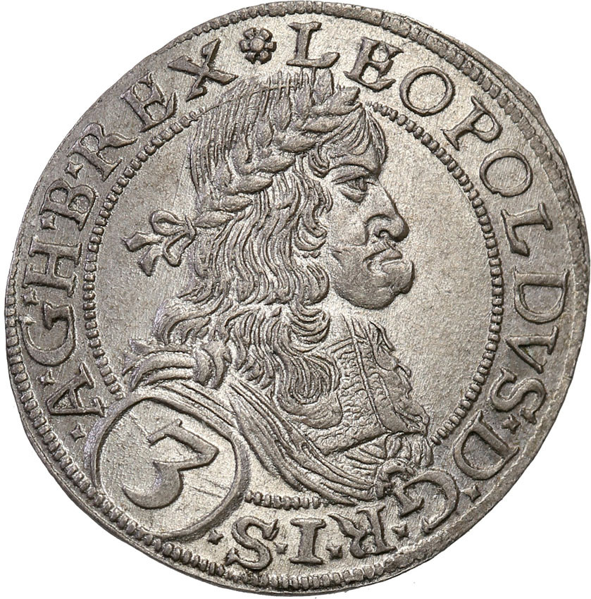 Austria. Leopold I (1657-1705). 3 krajcary 1669, Wiedeń
